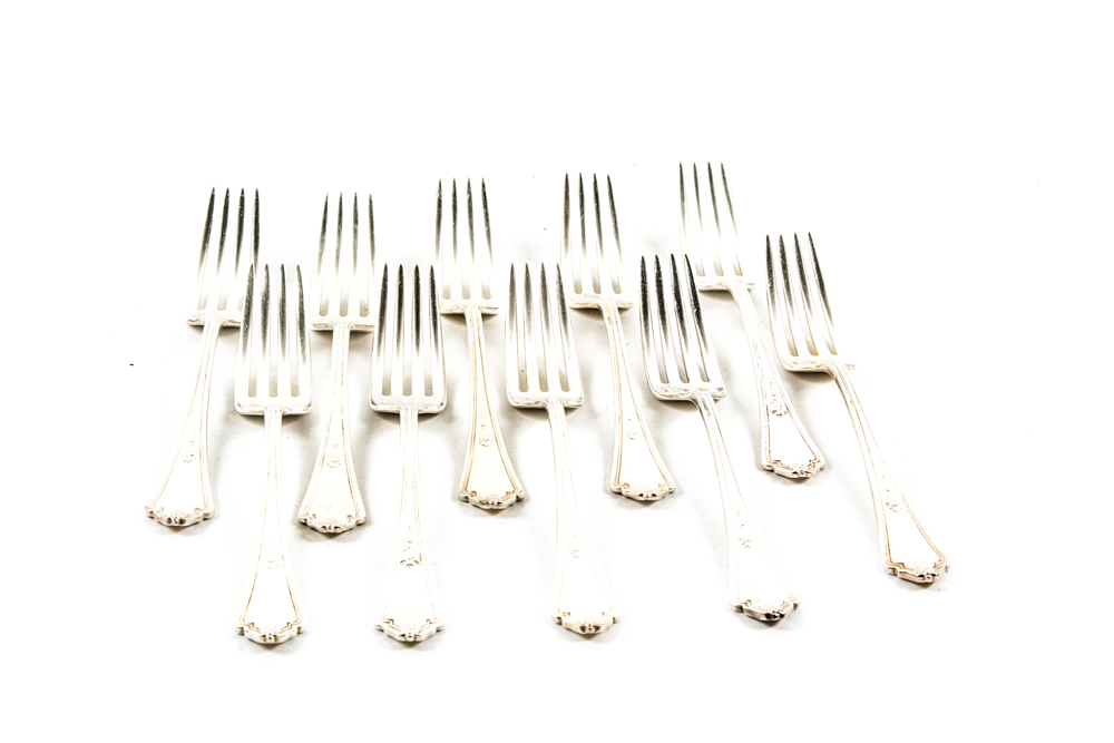 Gorham "Shelburne" Pattern Silver Plate Flatware