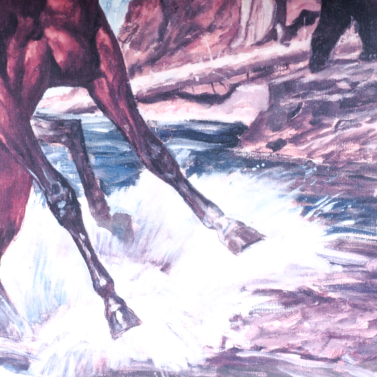 Royal Canadian Mounted Police Corporal Uniform  With Offset Lithograph After a Mountie on Horseback