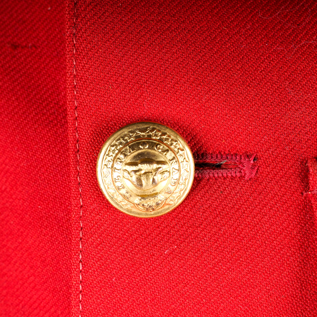 Royal Canadian Mounted Police Corporal Uniform  With Offset Lithograph After a Mountie on Horseback