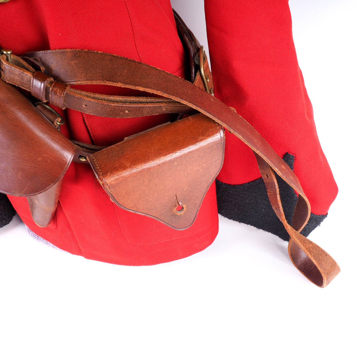Royal Canadian Mounted Police Corporal Uniform  With Offset Lithograph After a Mountie on Horseback