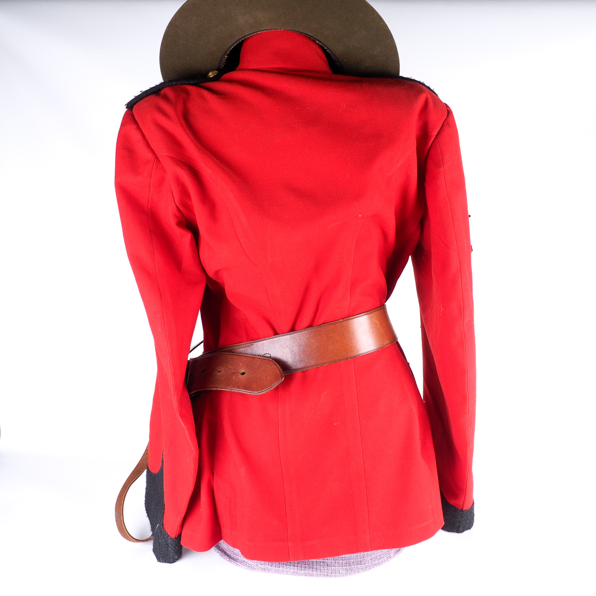 Royal Canadian Mounted Police Corporal Uniform  With Offset Lithograph After a Mountie on Horseback