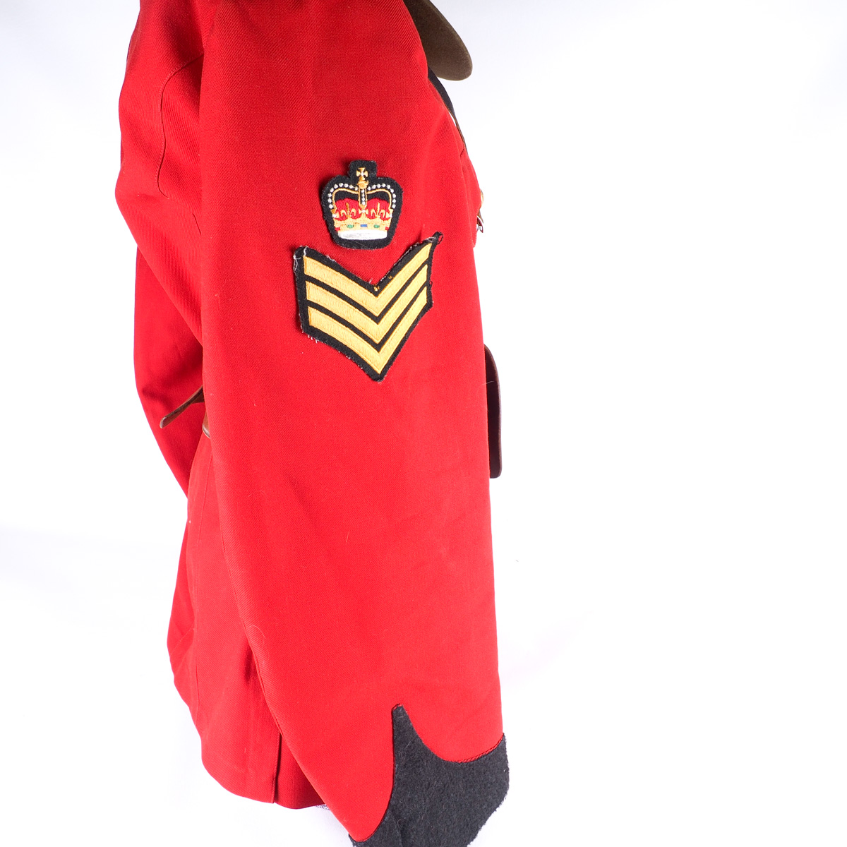 Royal Canadian Mounted Police Corporal Uniform  With Offset Lithograph After a Mountie on Horseback