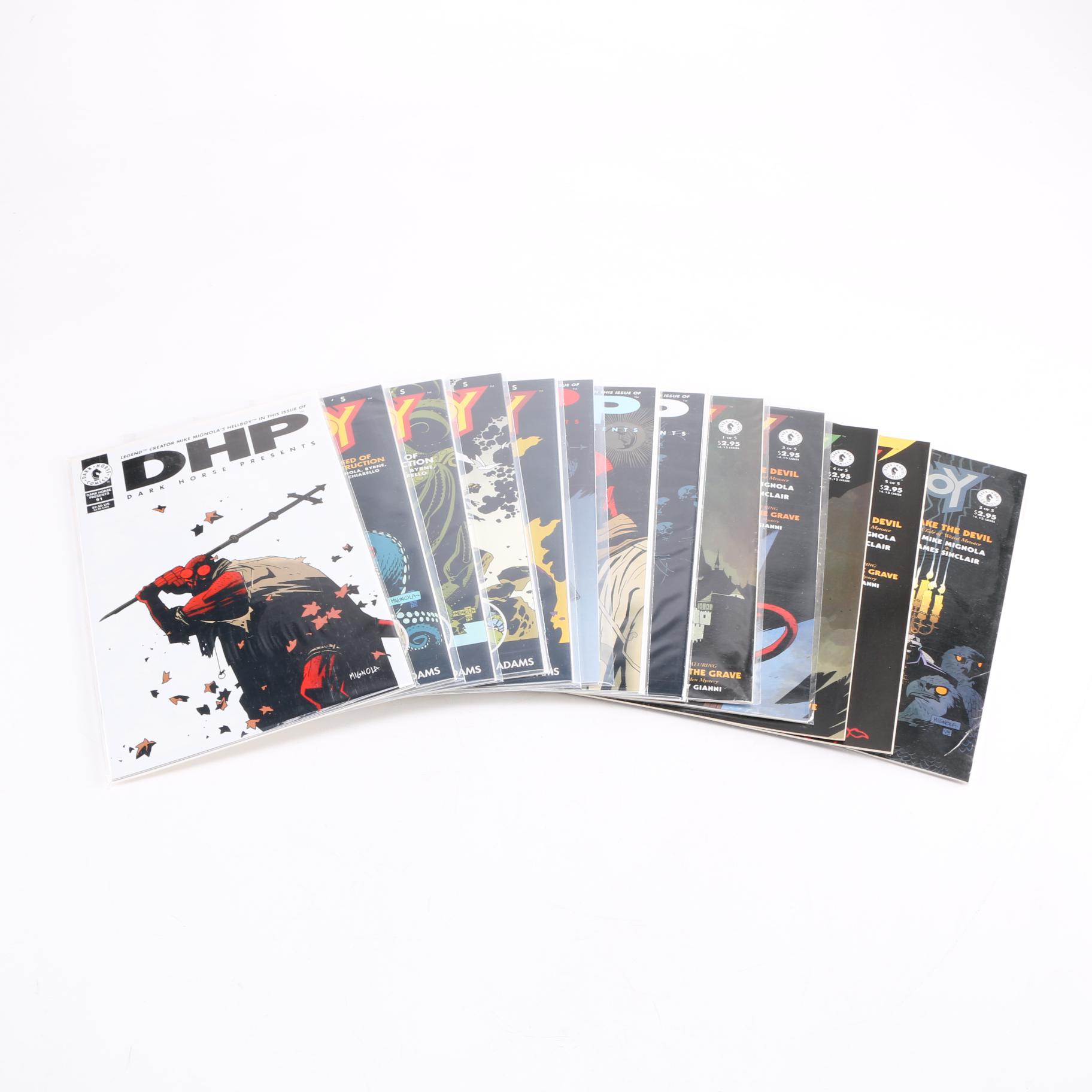 Selection of "Hellboy" Comics