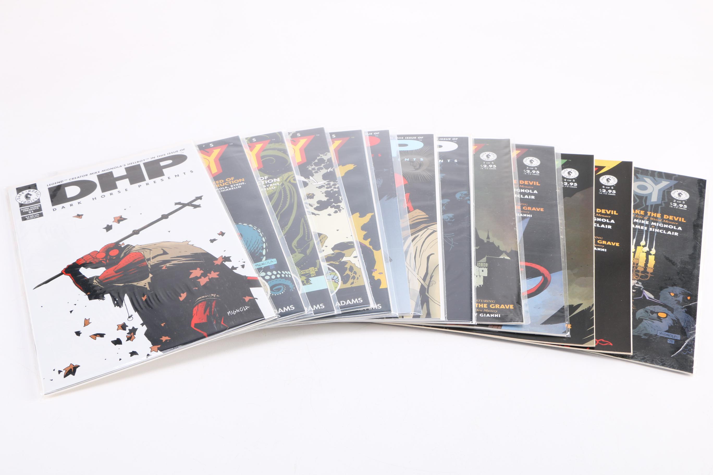 Selection of "Hellboy" Comics