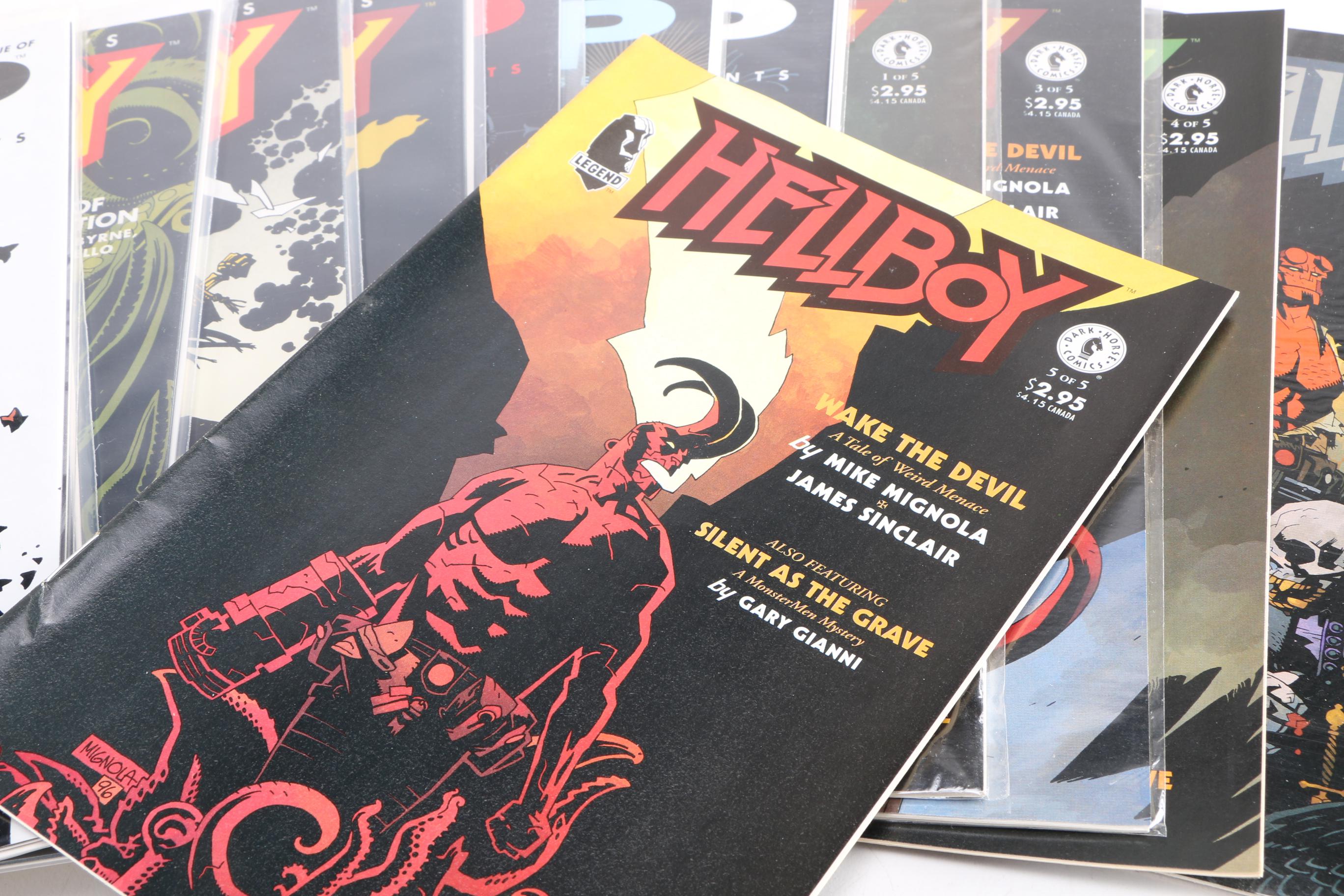 Selection of "Hellboy" Comics
