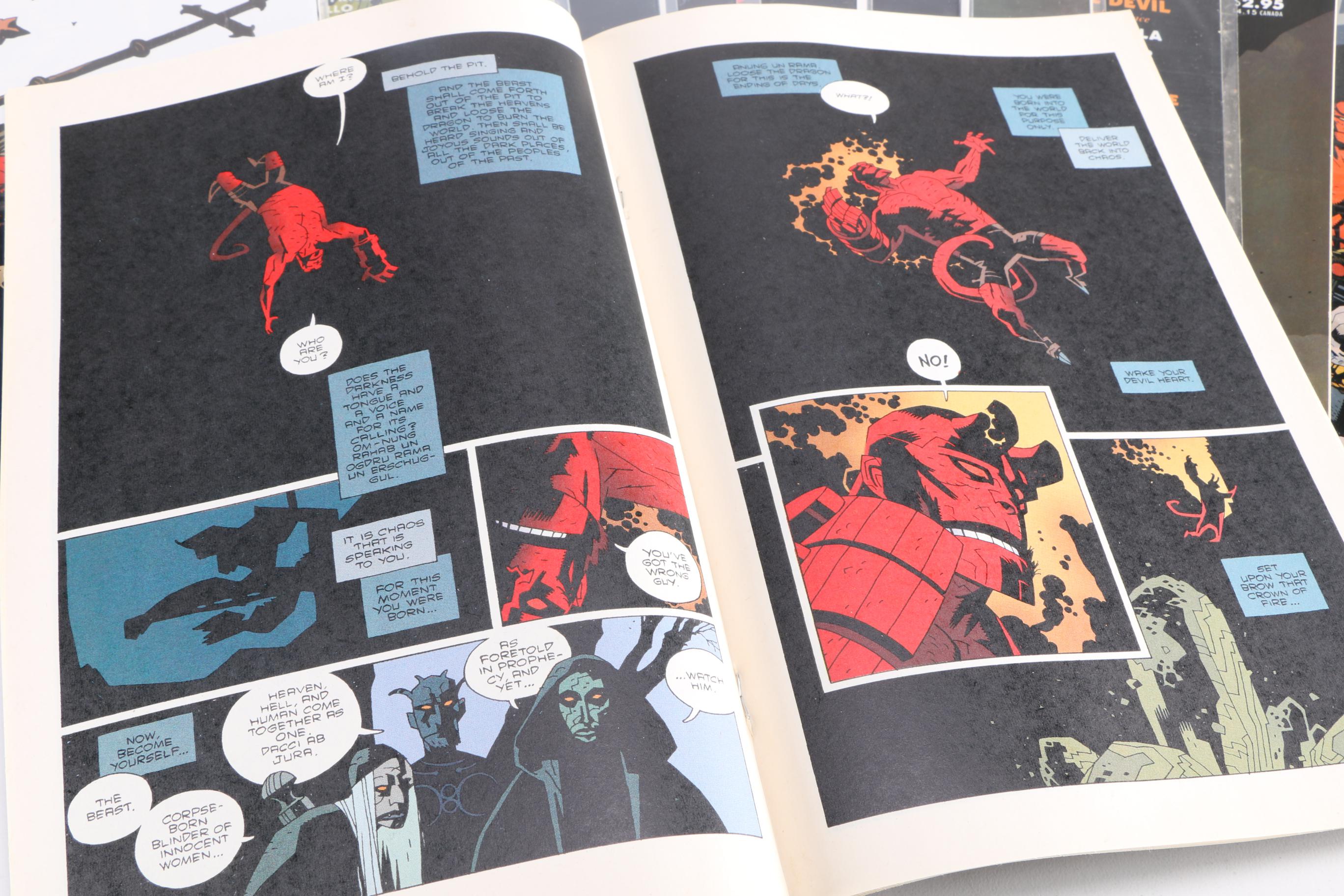 Selection of "Hellboy" Comics