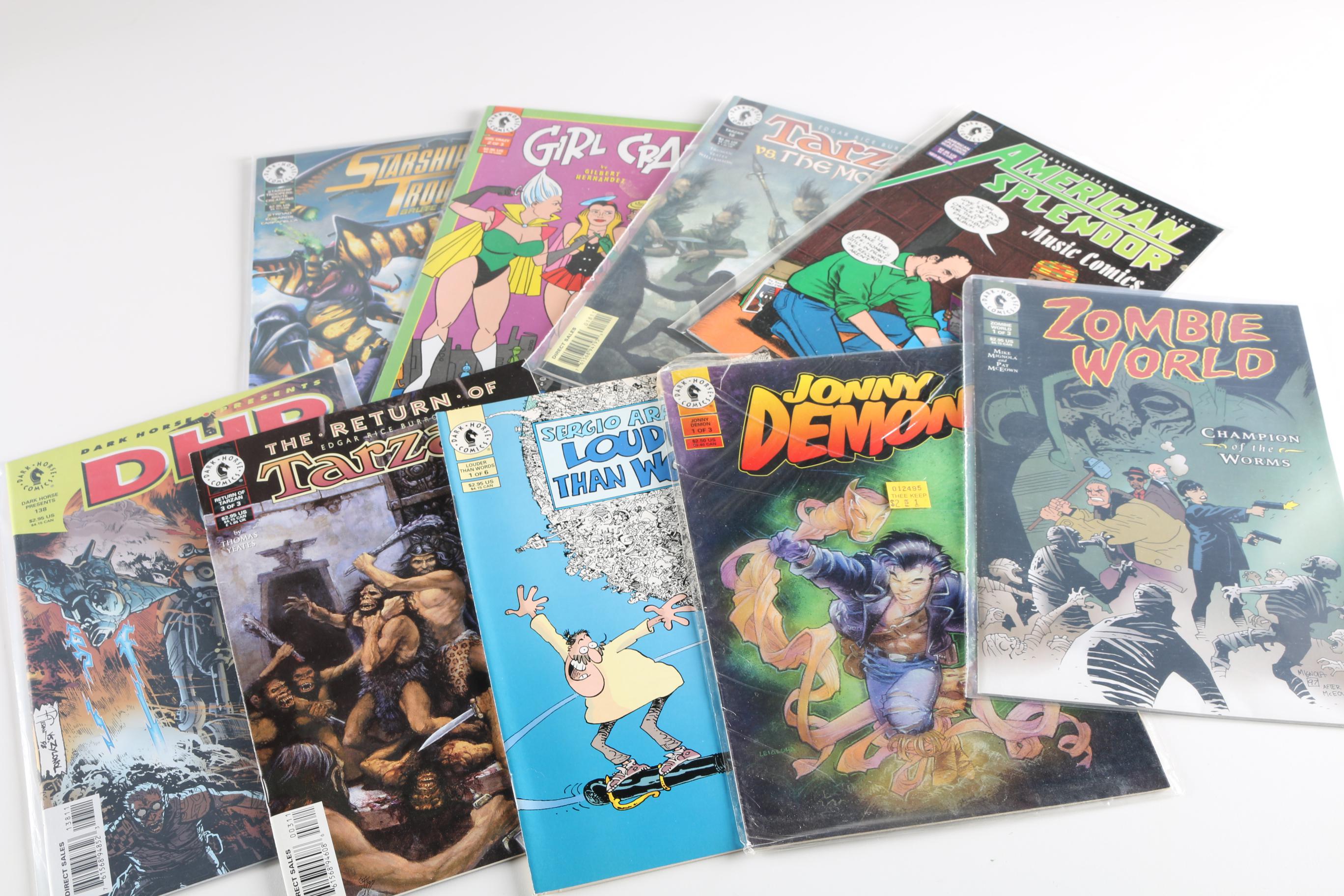 1990s Dark Horse Comics Including "Concrete: Think Like a Mountain"