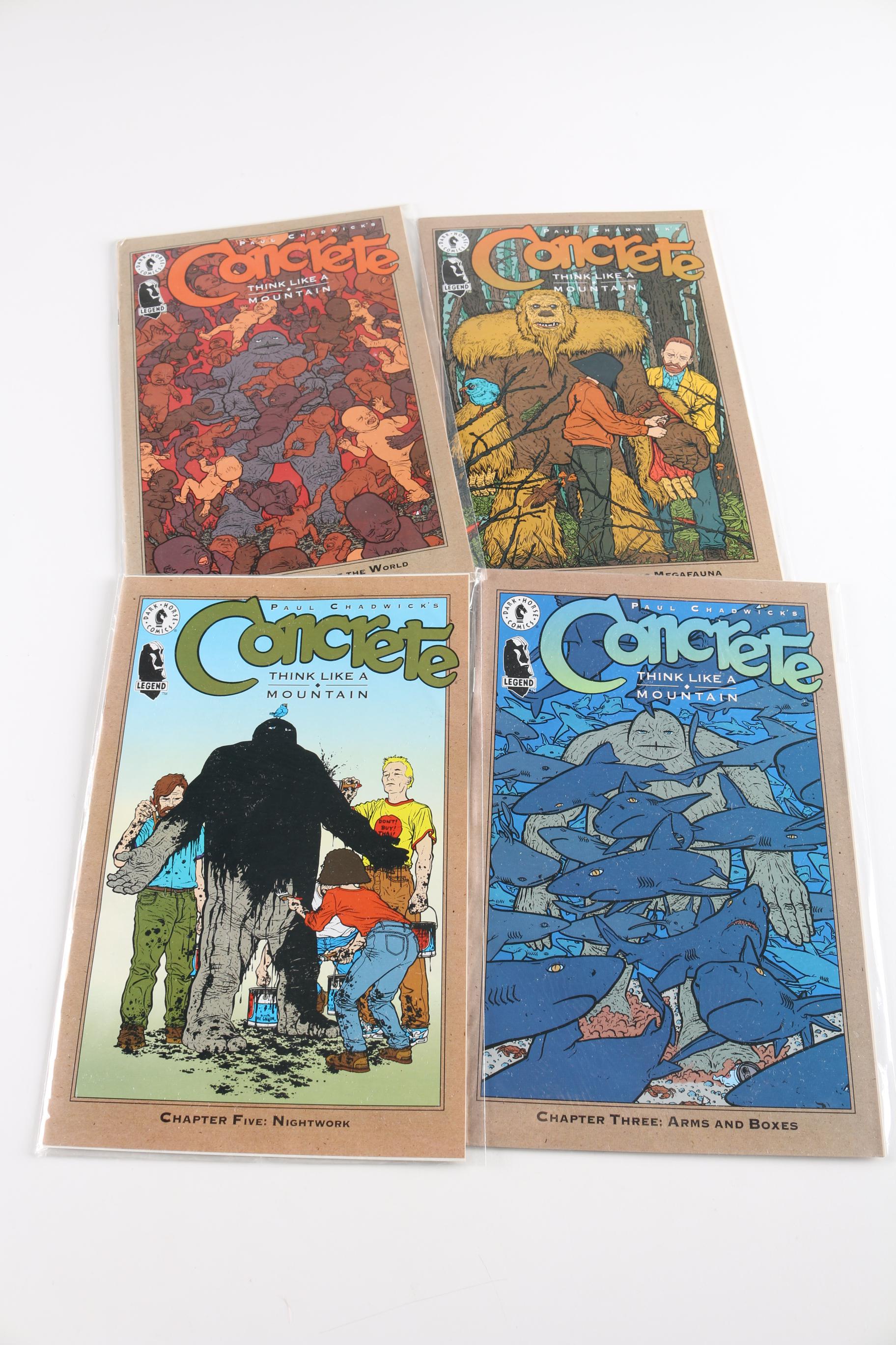 1990s Dark Horse Comics Including "Concrete: Think Like a Mountain"