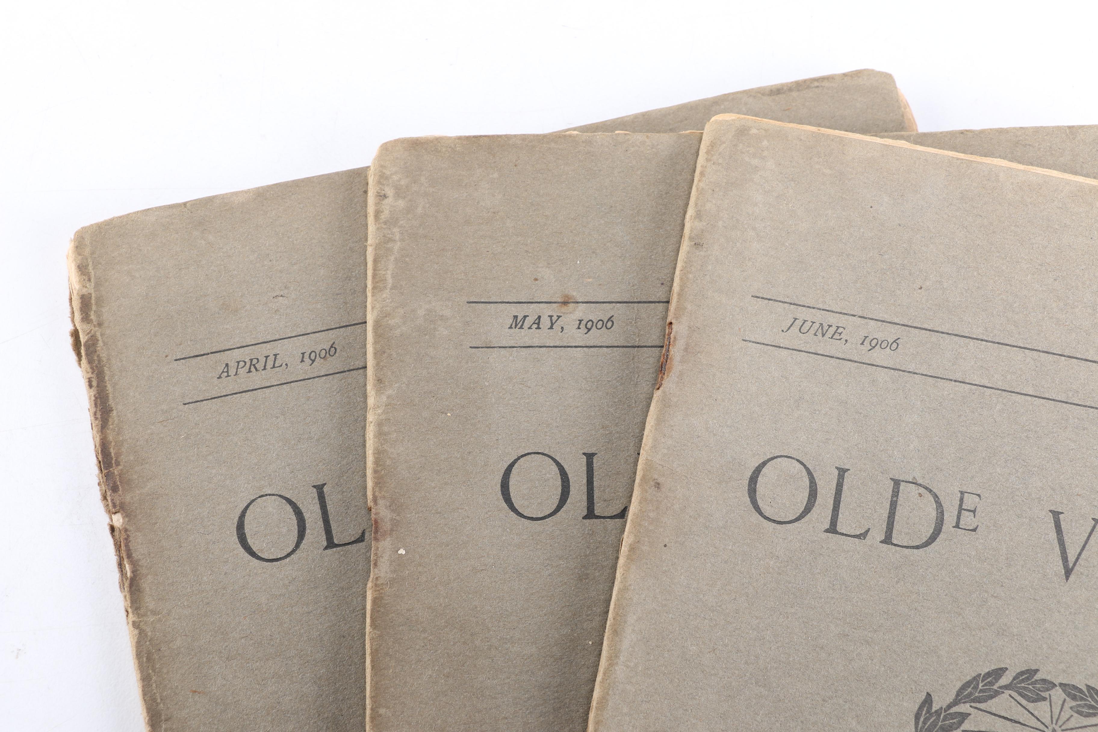 Antique "Olde Ulster" Genealogical Magazines From 1905 and 1906