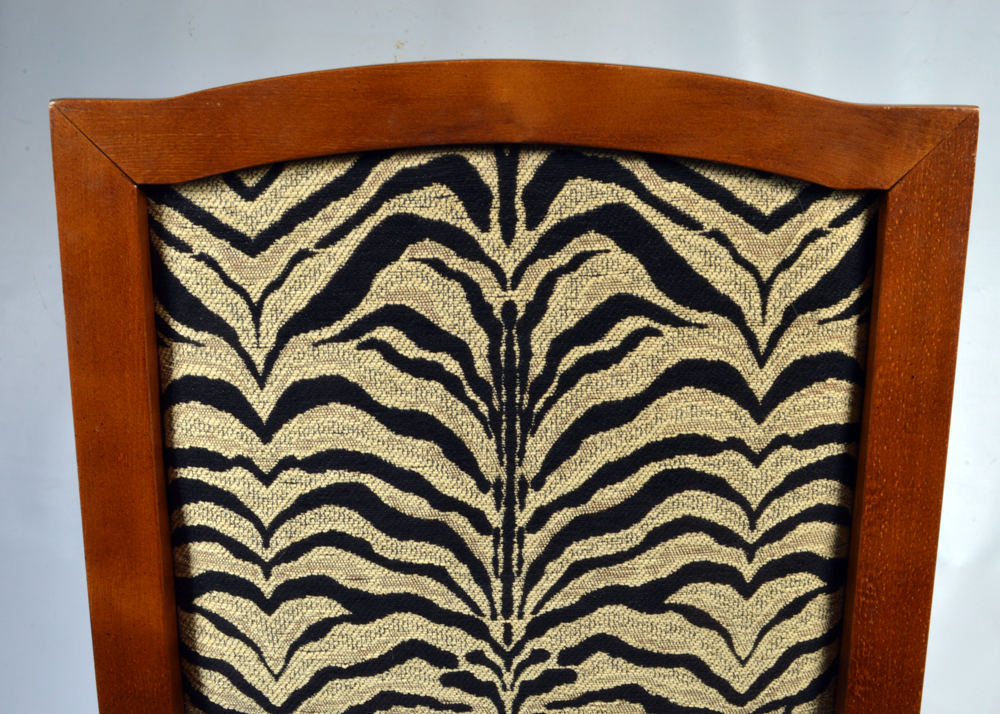 Contemporary Zebra-Print Armchair by Sam Moore for La-Z-Boy