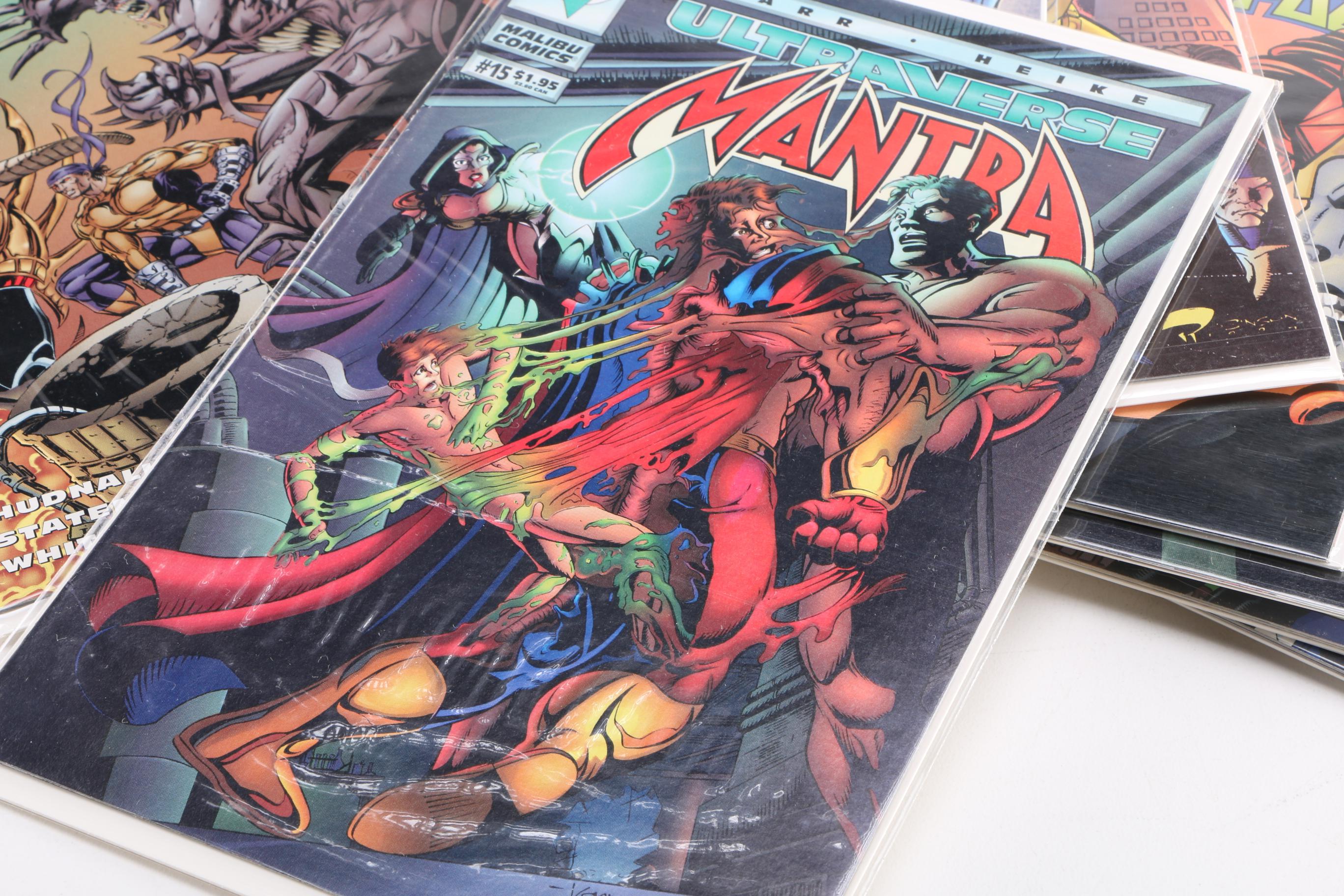 Collection of Malibu Comic Books