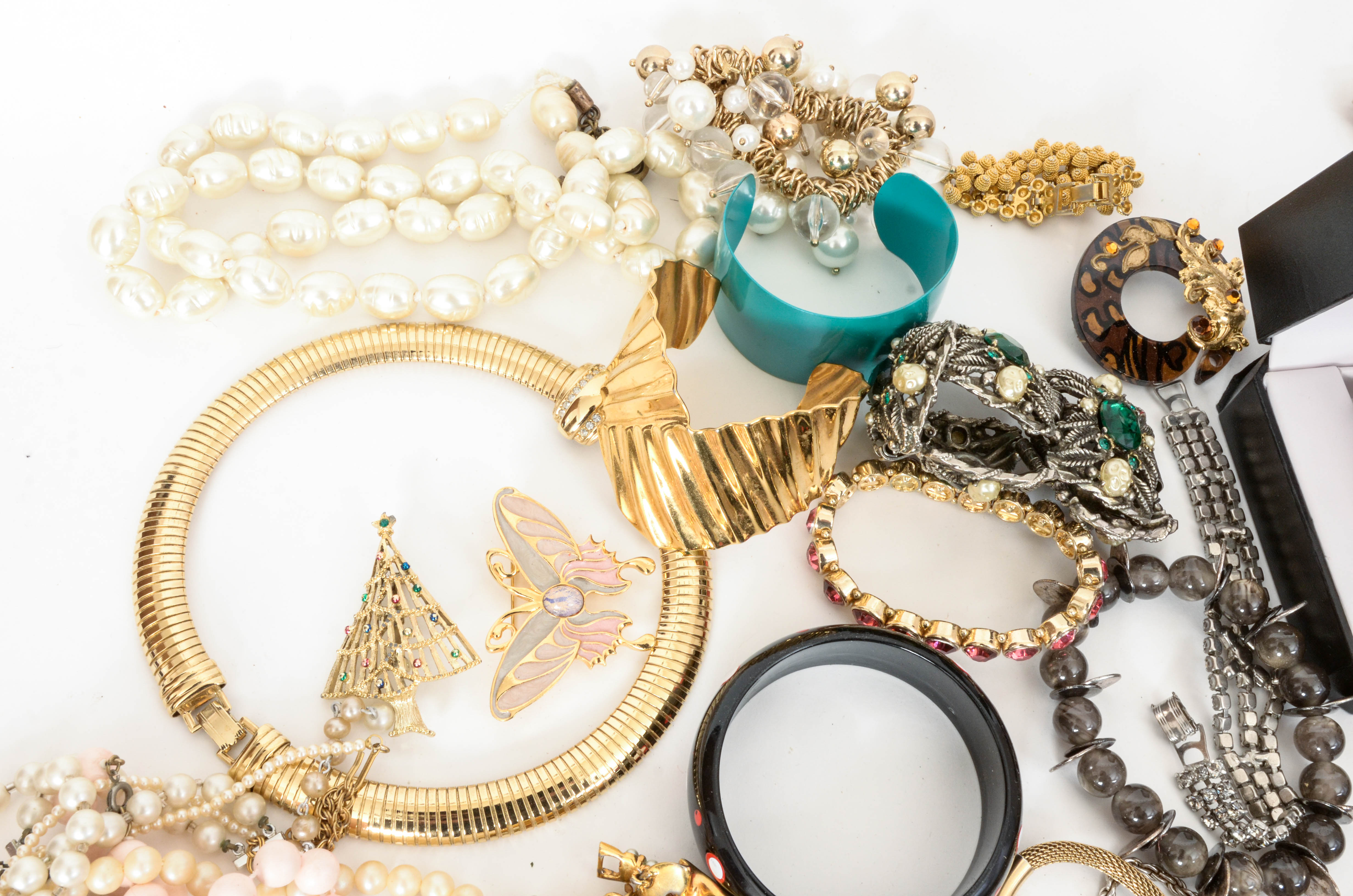 Collection of Costume Jewelry and Accessories