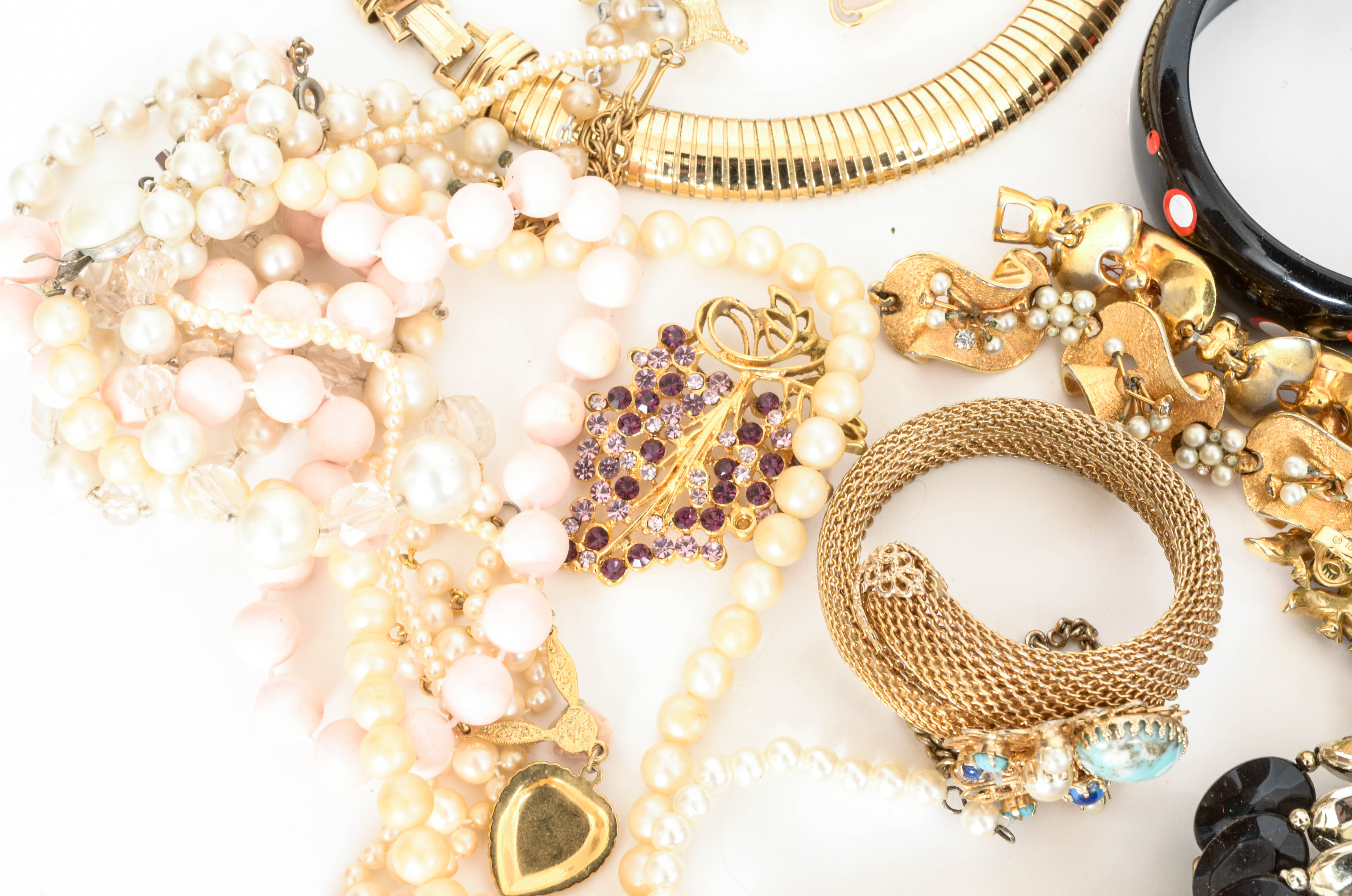 Collection of Costume Jewelry and Accessories