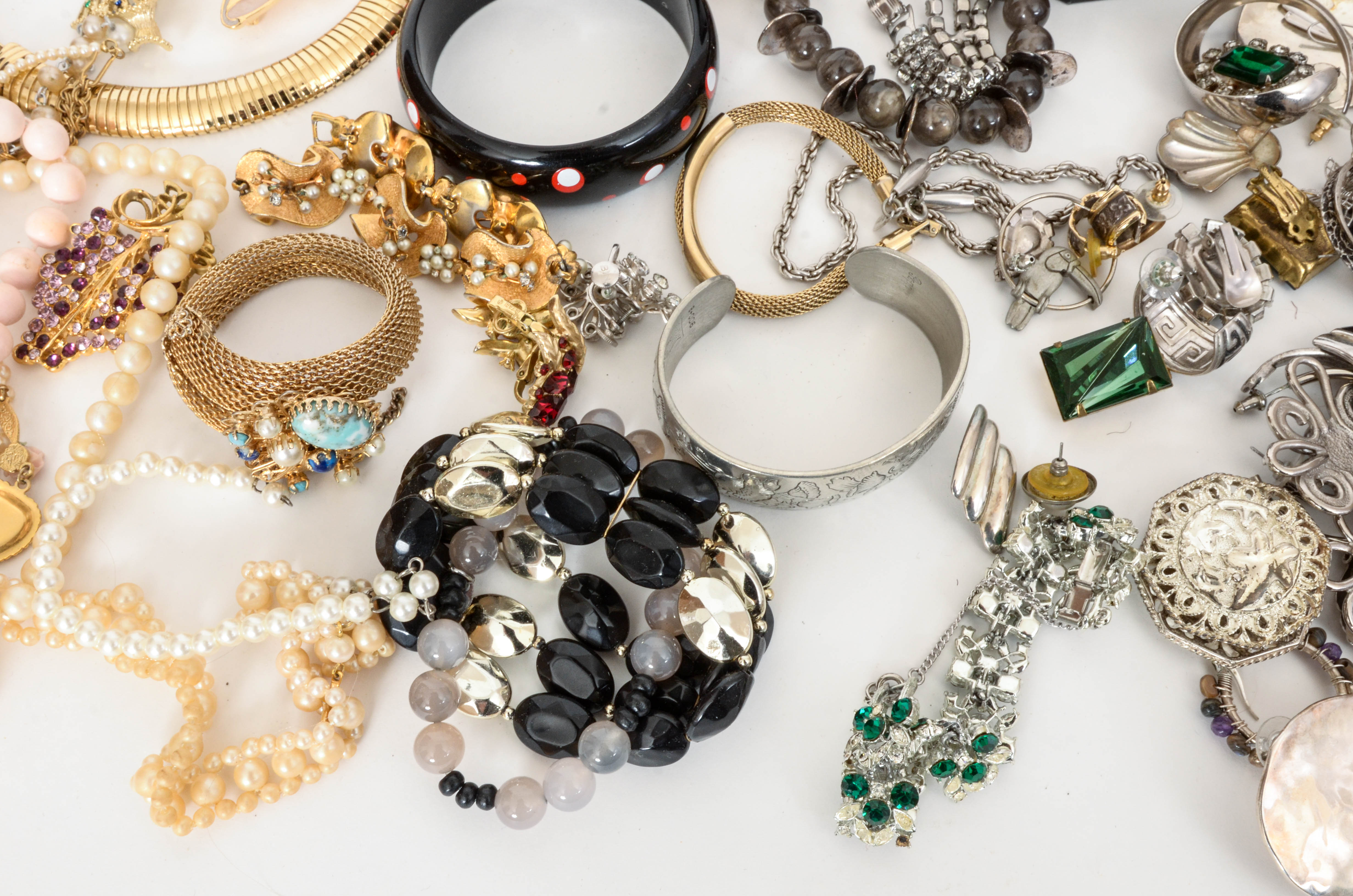 Collection of Costume Jewelry and Accessories