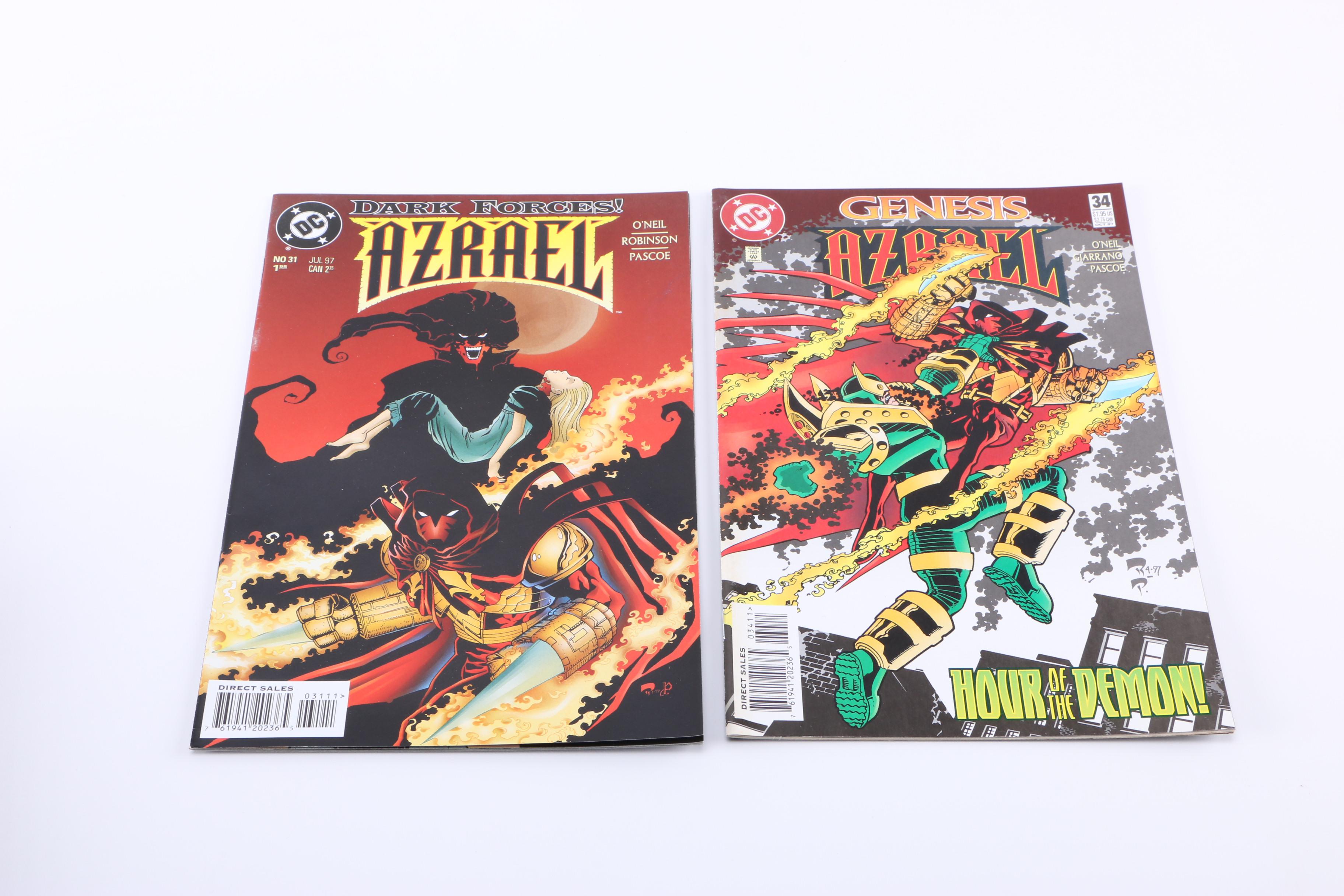 Modern Age "Azrael", "Flash", "Shazam", and "Steel" Comics