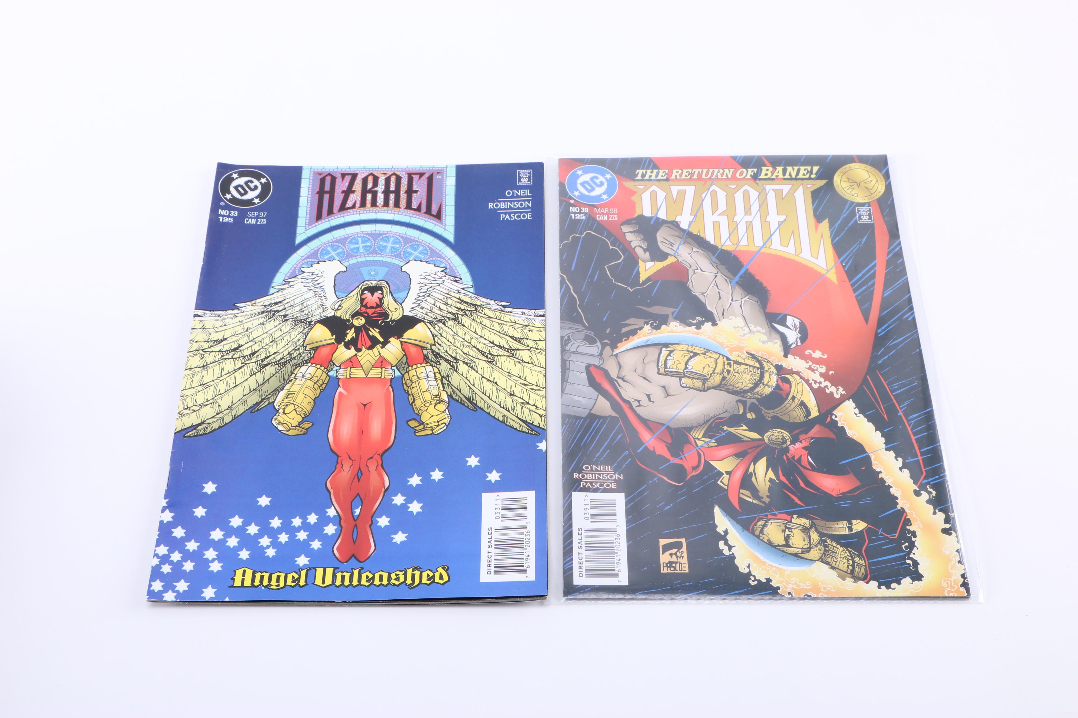 Modern Age "Azrael", "Flash", "Shazam", and "Steel" Comics