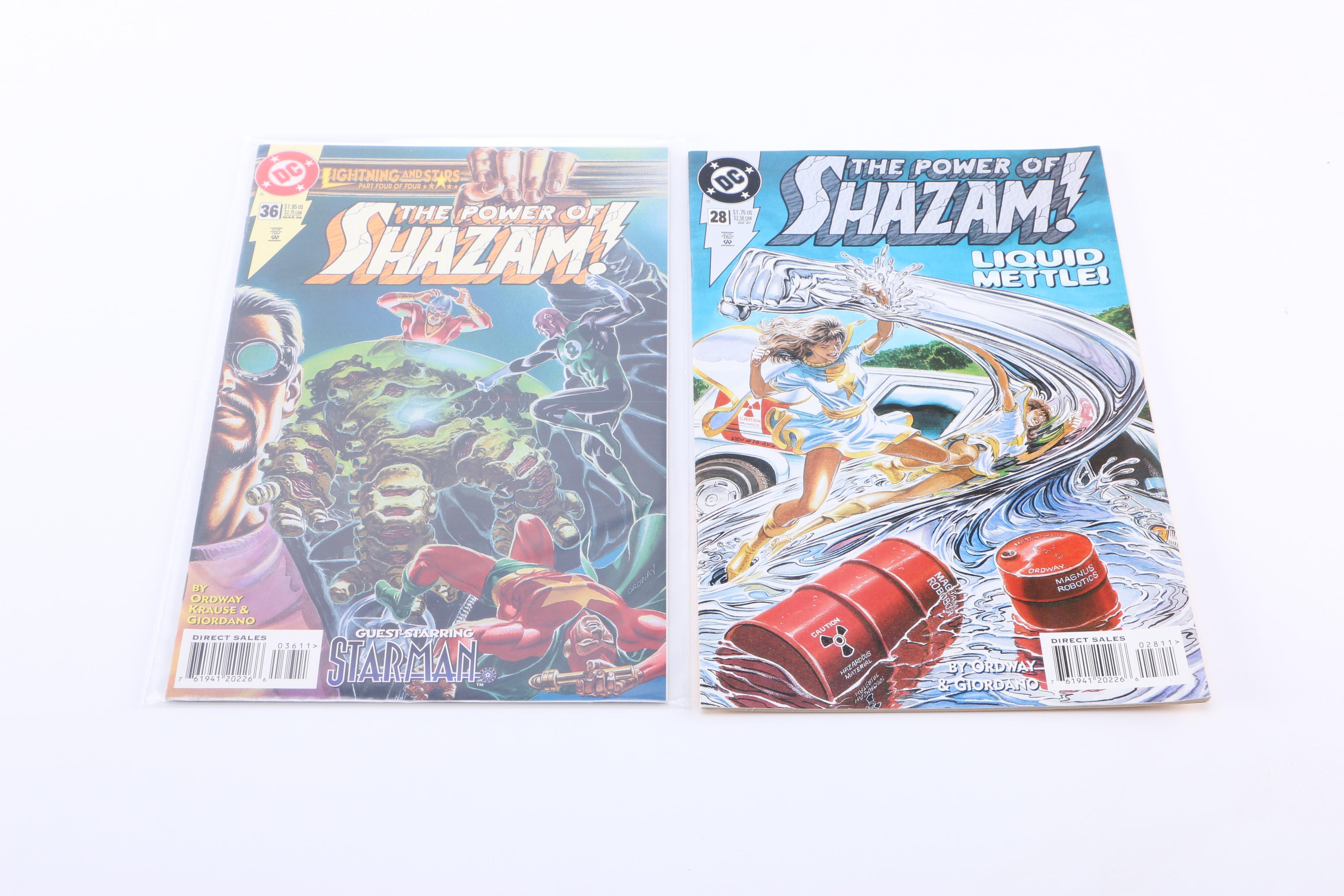 Modern Age "Azrael", "Flash", "Shazam", and "Steel" Comics