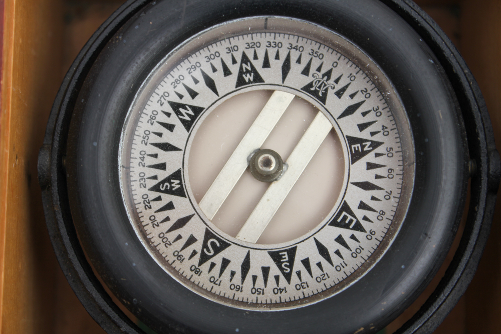 Vintage Boxed Compass by Wilcox Crittenden & Co.