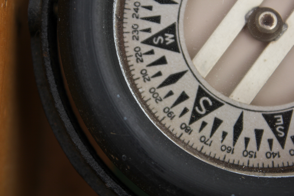 Vintage Boxed Compass by Wilcox Crittenden & Co.