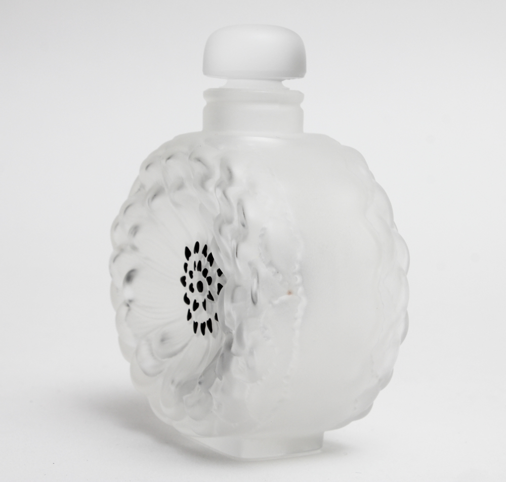 Lalique "Dahlia" Crystal Perfume Bottle