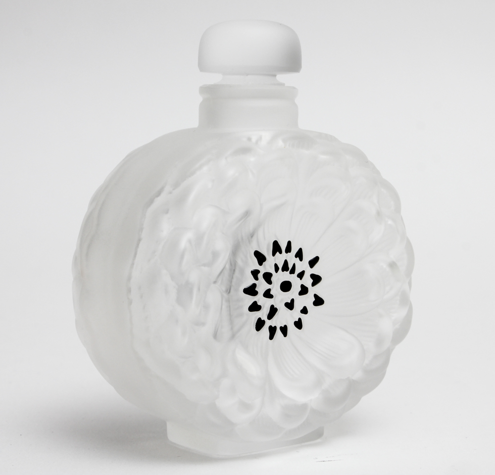 Lalique "Dahlia" Crystal Perfume Bottle