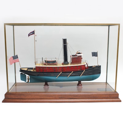 Model of the American Steam Tugboat "Brooklyn" Model of the American Steam Tugboat "Brooklyn"
