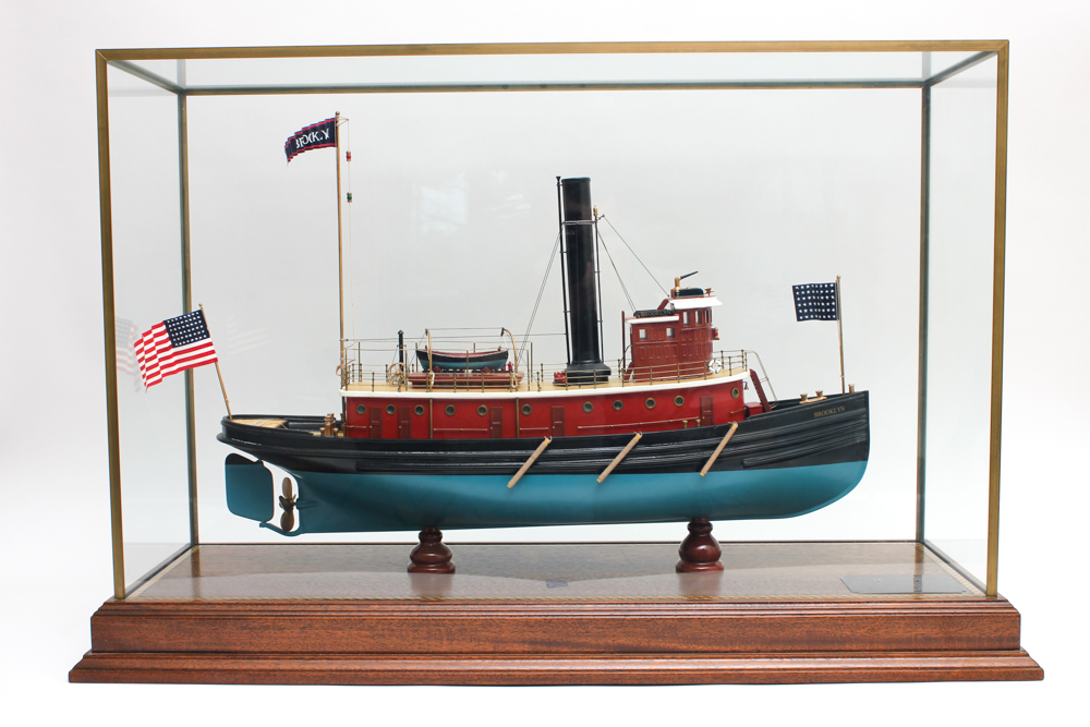 Model of the American Steam Tugboat "Brooklyn"