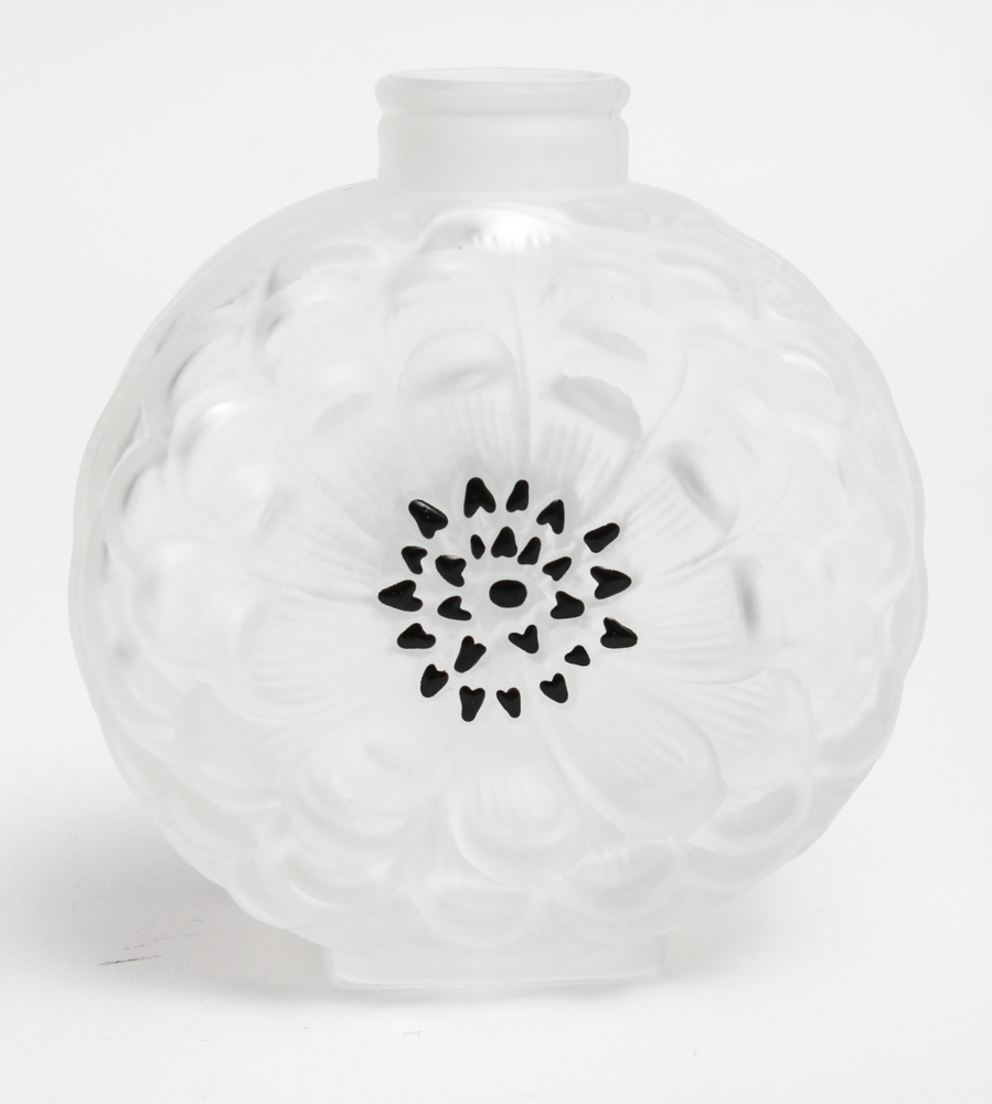 Lalique "Dahlia" Crystal Perfume Bottle