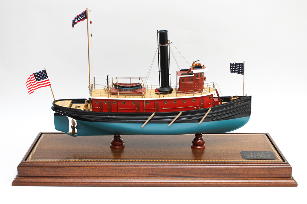 Model of the American Steam Tugboat "Brooklyn"