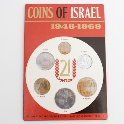 Coins of Israel 1948-1969 Display Set Coins of Israel 1948-1969 Display Set