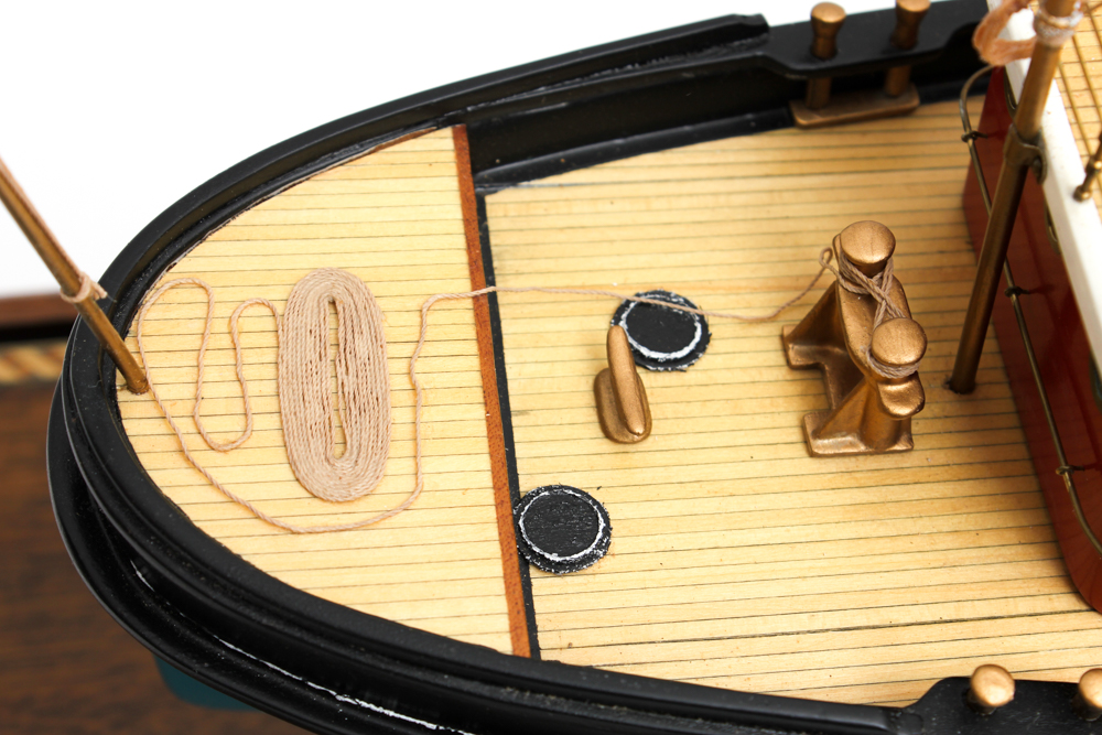 Model of the American Steam Tugboat "Brooklyn"