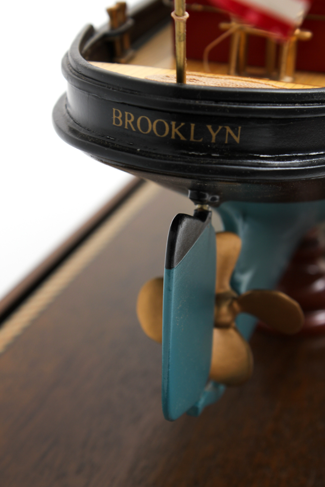 Model of the American Steam Tugboat "Brooklyn"