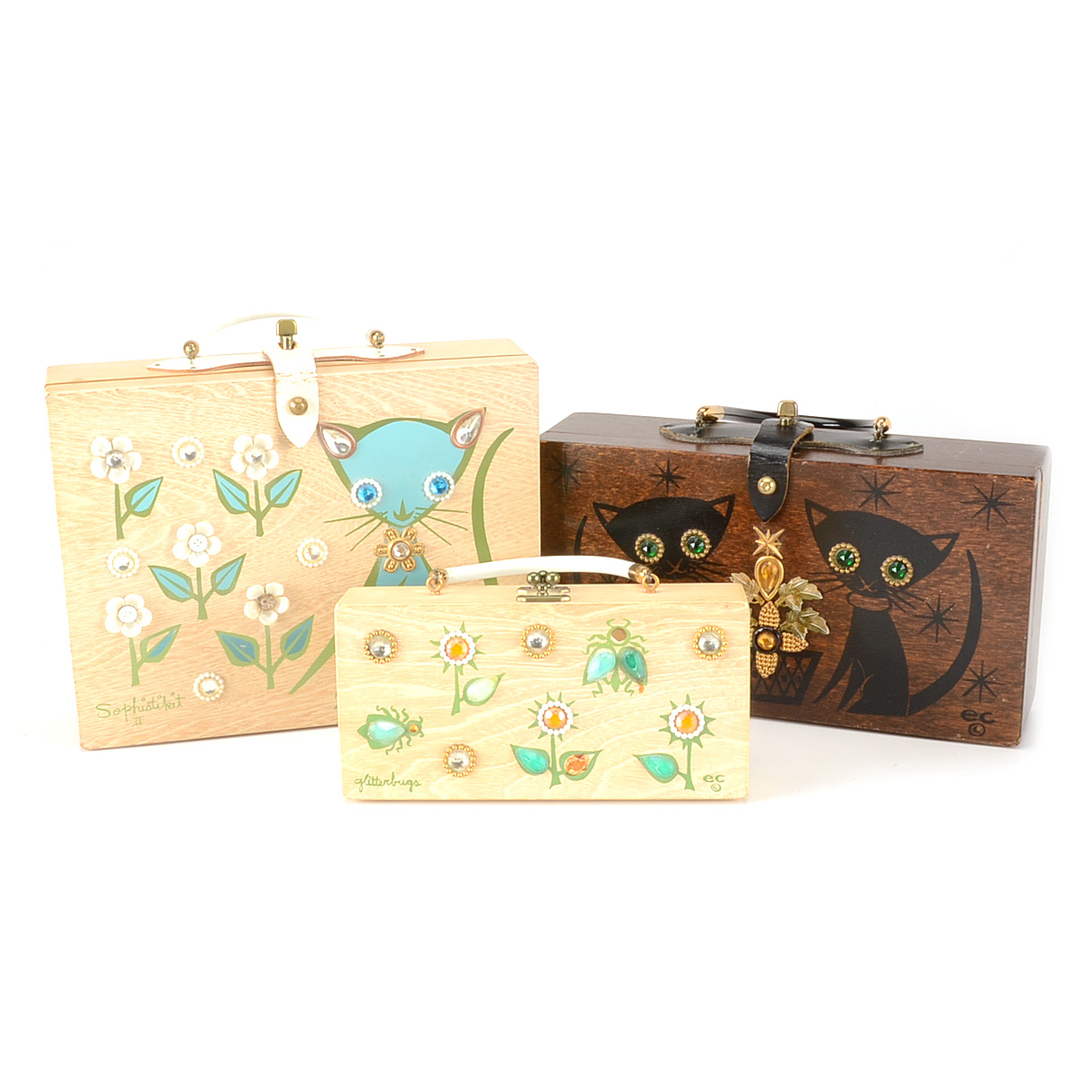 Collection of 1960s Enid Collins Box Purses