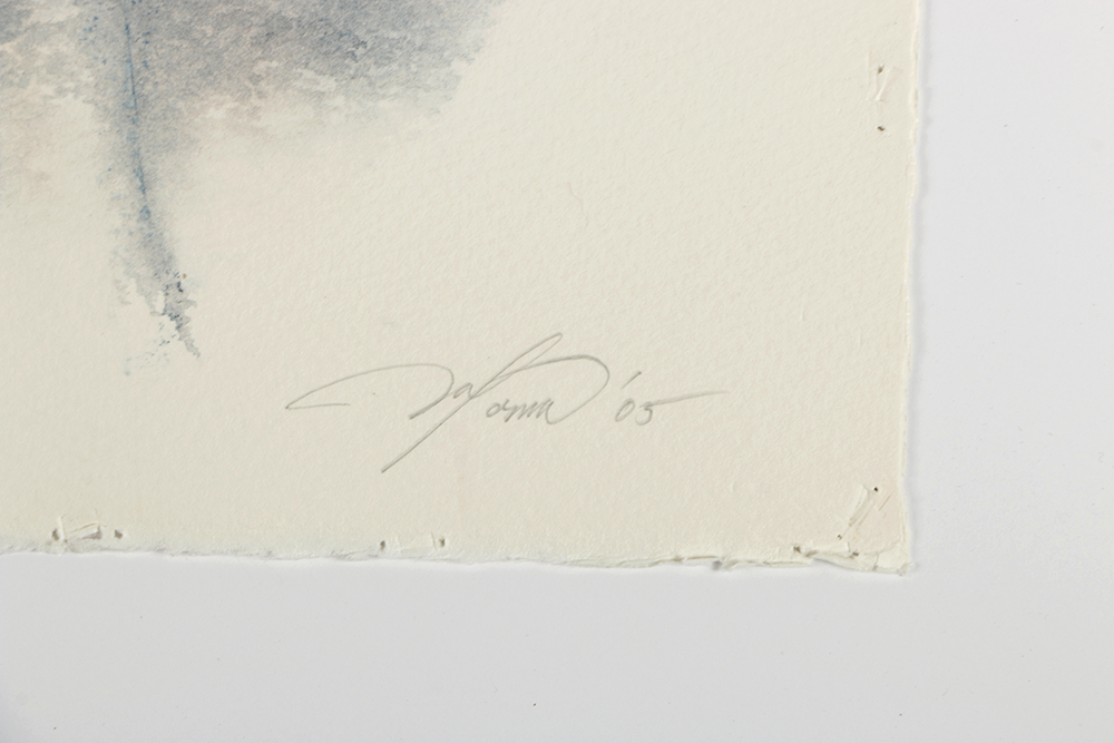 Ricardo Morin Complete Series of Watercolor Paintings on Paper "Inf_landscapes"