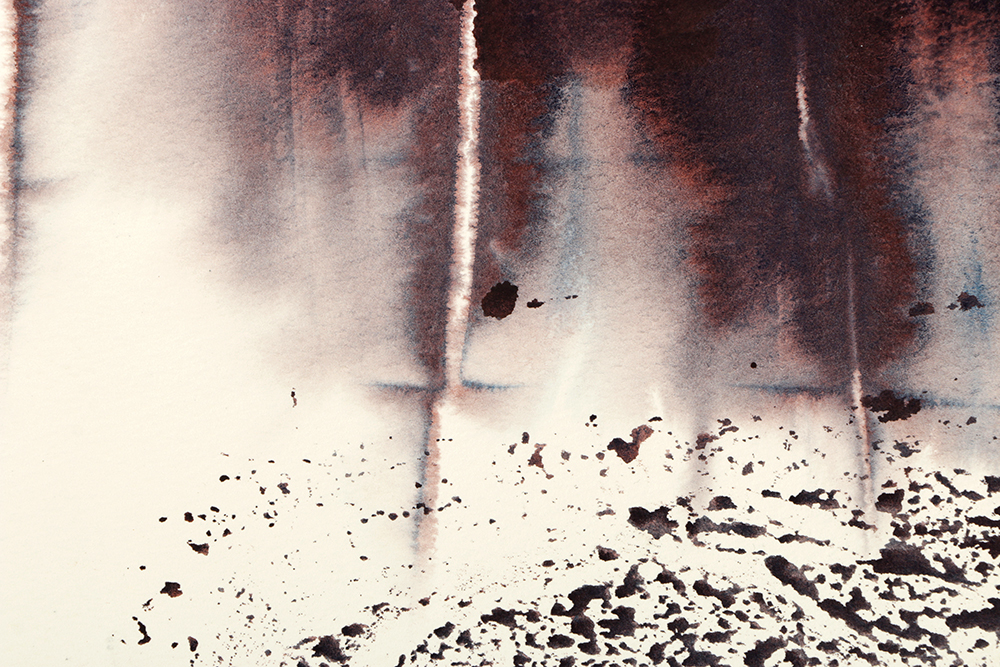 Ricardo Morin Complete Series of Watercolor Paintings on Paper "Inf_landscapes"