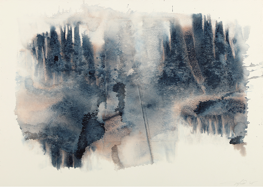 Ricardo Morin Complete Series of Watercolor Paintings on Paper "Inf_landscapes"