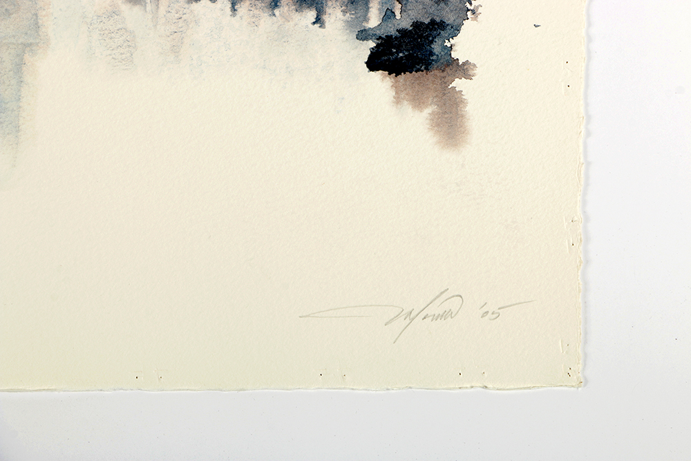 Ricardo Morin Complete Series of Watercolor Paintings on Paper "Inf_landscapes"