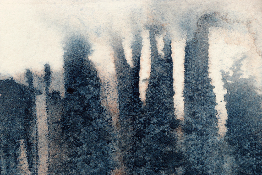 Ricardo Morin Complete Series of Watercolor Paintings on Paper "Inf_landscapes"