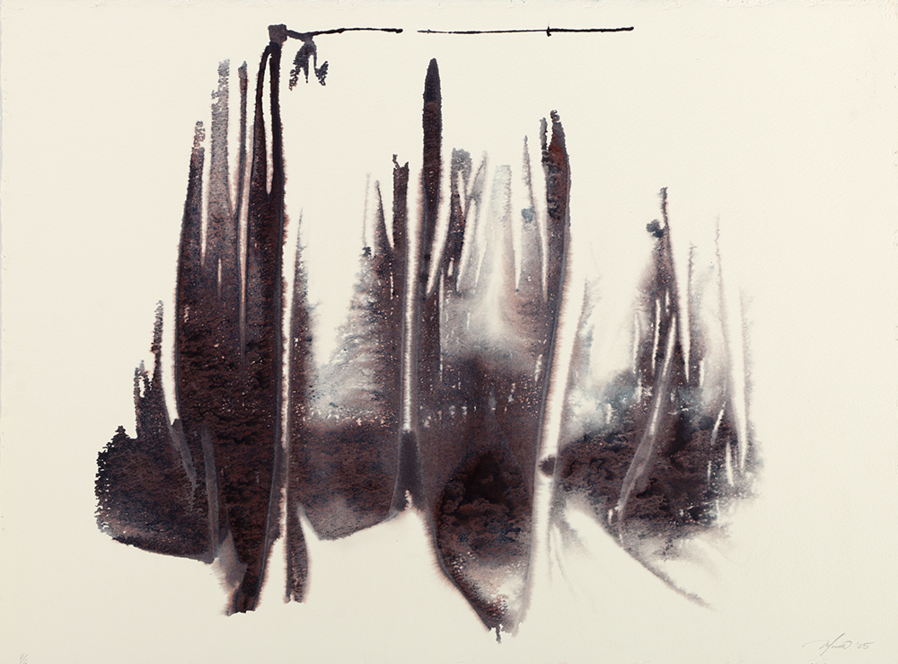 Ricardo Morin Complete Series of Watercolor Paintings on Paper "Inf_landscapes"