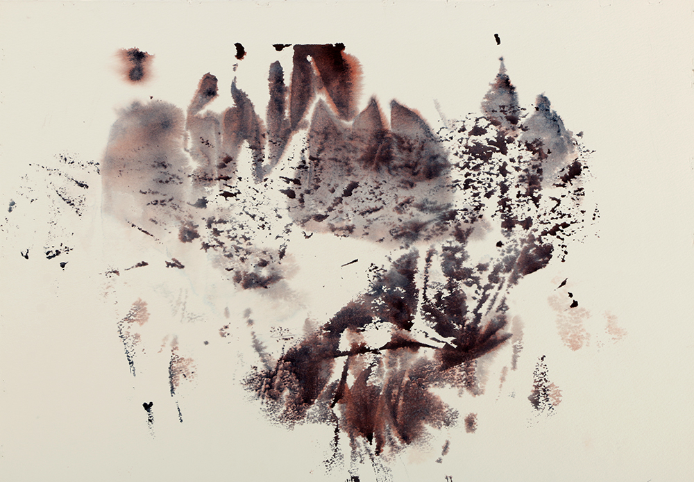 Ricardo Morin Complete Series of Watercolor Paintings on Paper "Inf_landscapes"