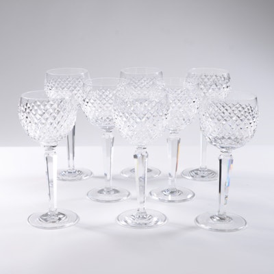 Set of Eight Waterford Crystal "Alana" Wine Hocks Set of Eight Waterford Crystal "Alana" Wine Hocks