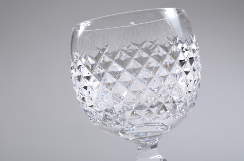 Set of Eight Waterford Crystal "Alana" Wine Hocks