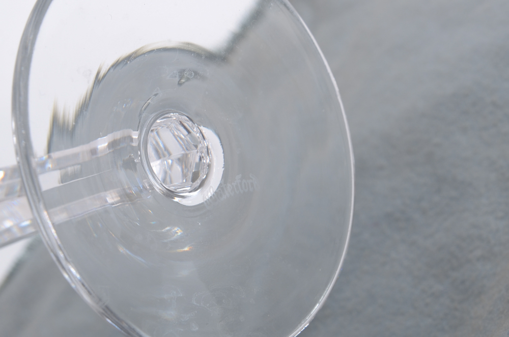 Set of Eight Waterford Crystal "Alana" Wine Hocks