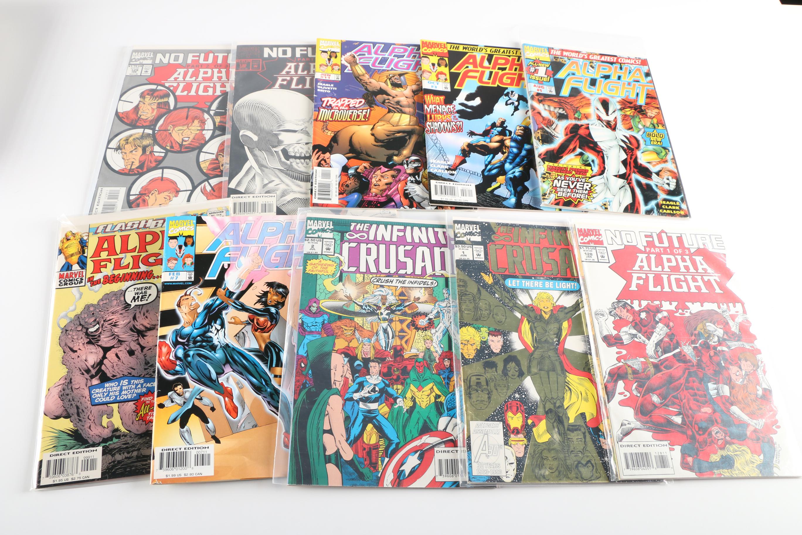 Modern Age Marvel Comics Featuring "The Infinity Gauntlet" Issue 1