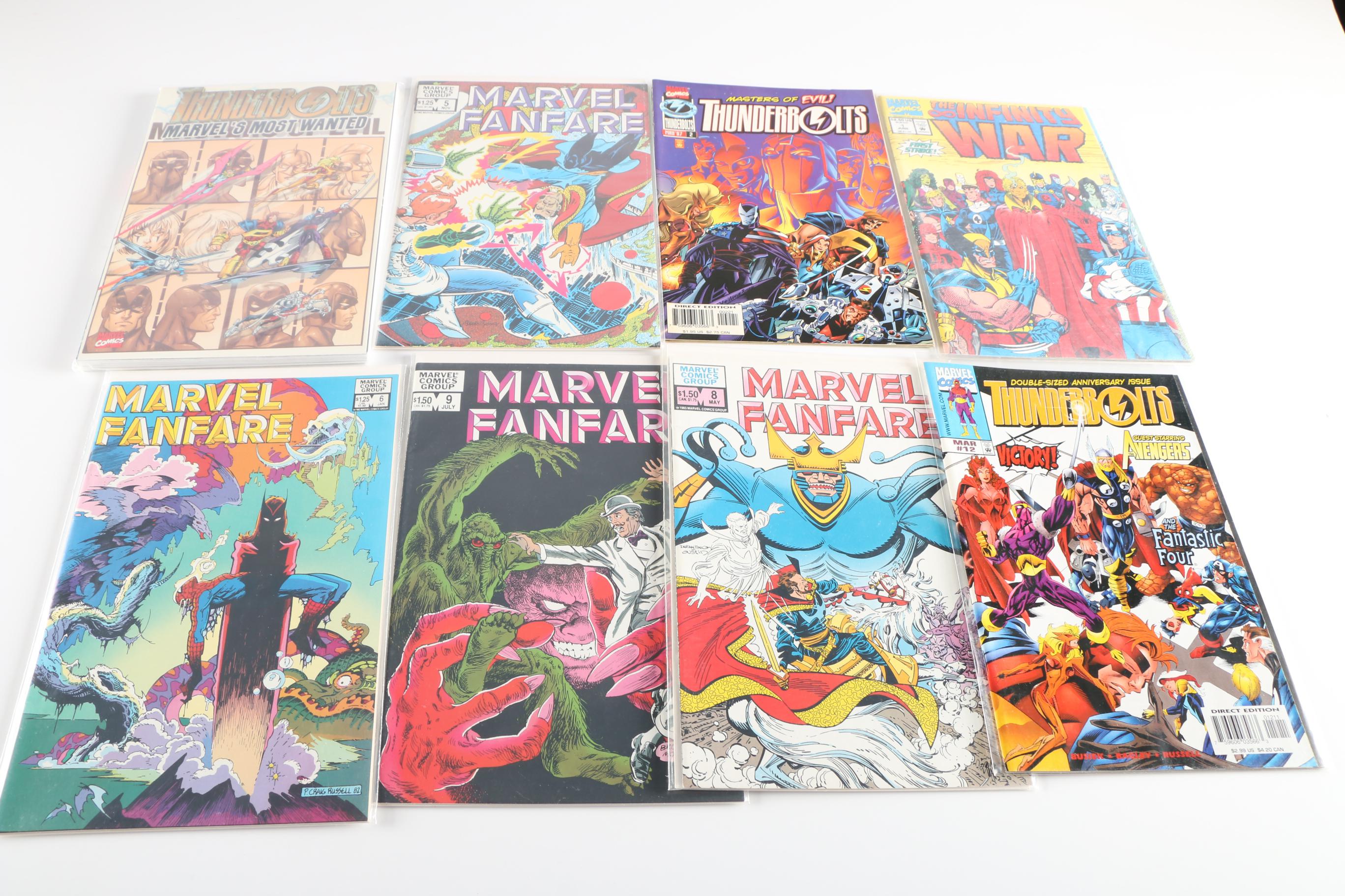 Modern Age Marvel Comics Featuring "The Infinity Gauntlet" Issue 1