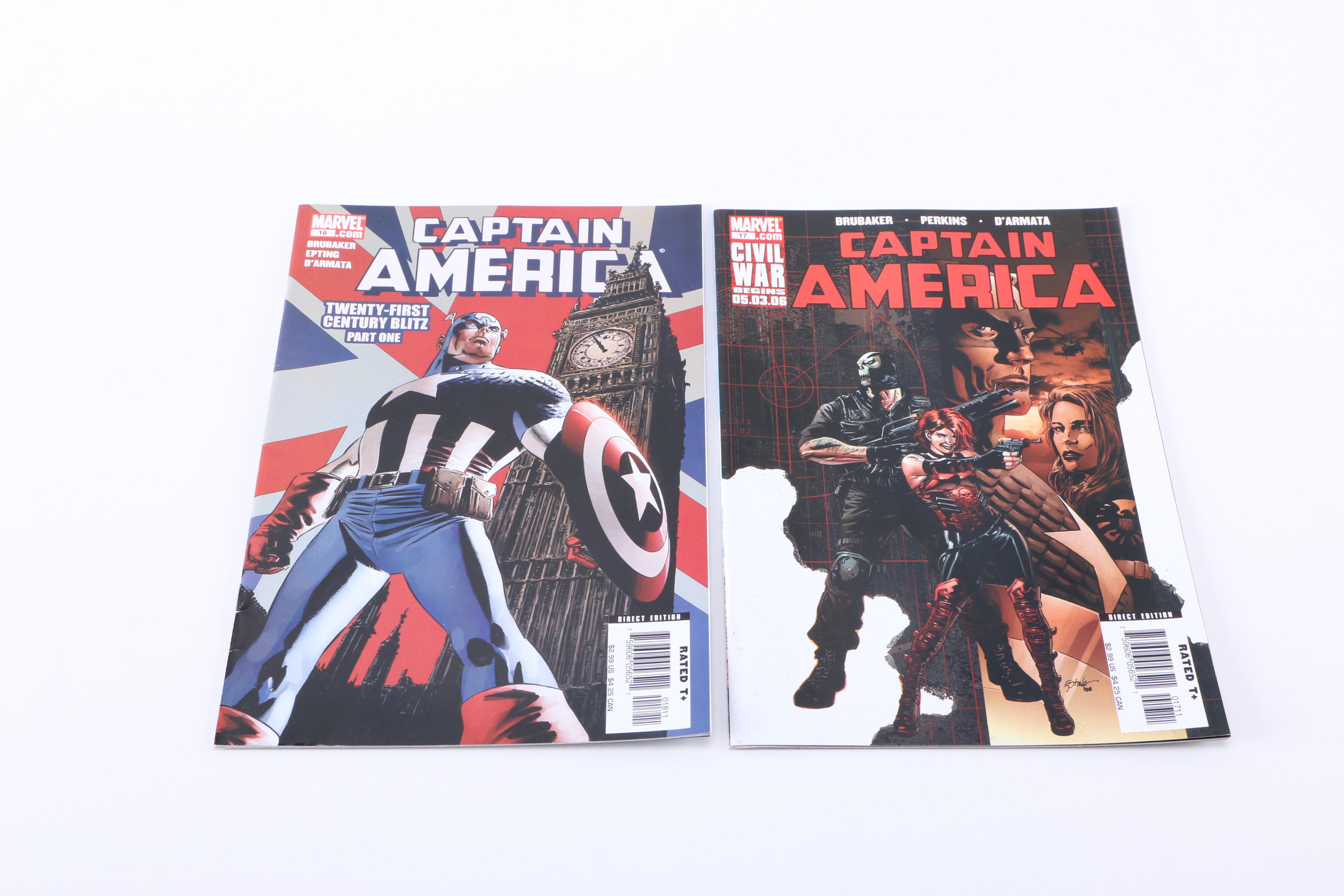 "Captain America" Comic Books