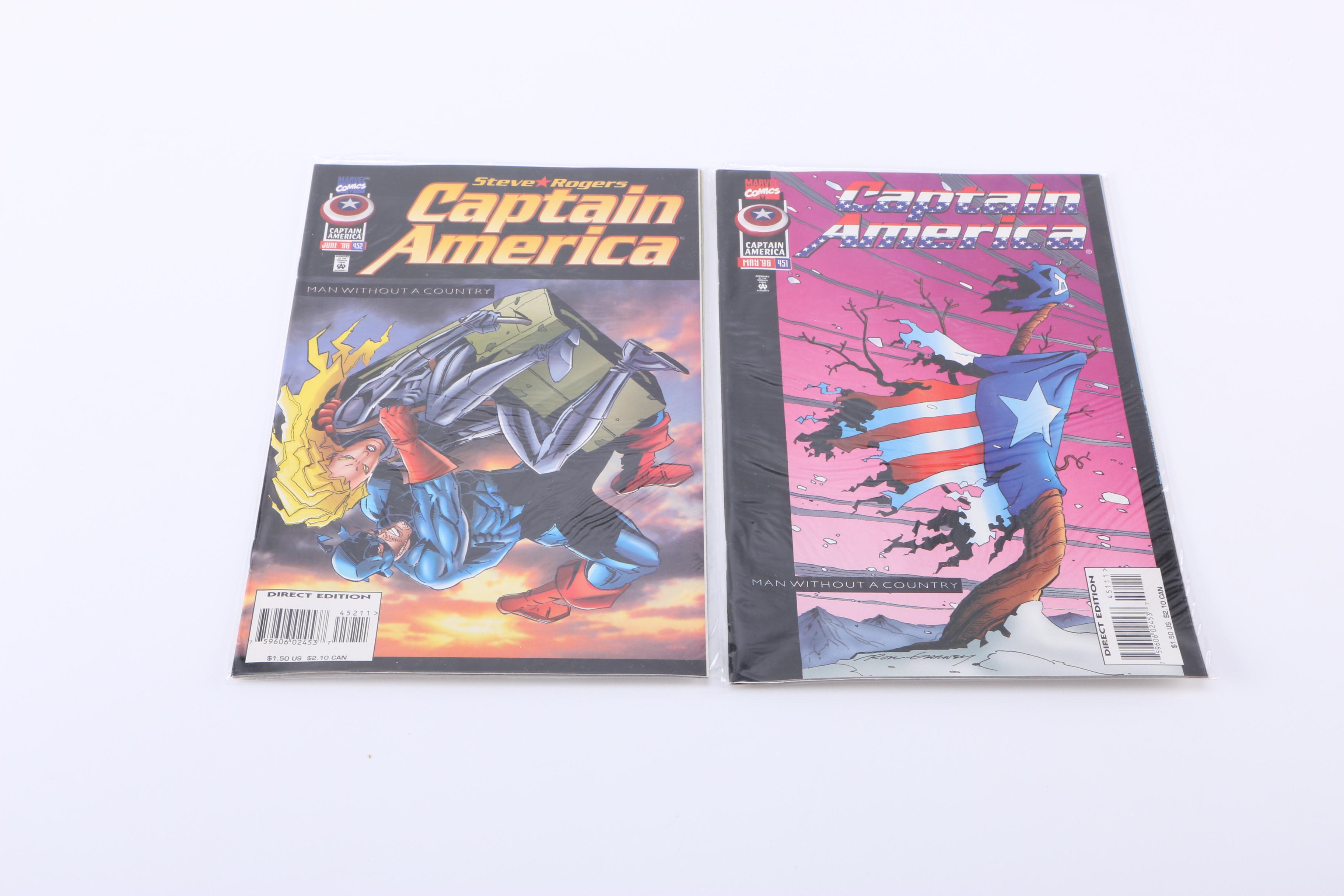"Captain America" Comic Books