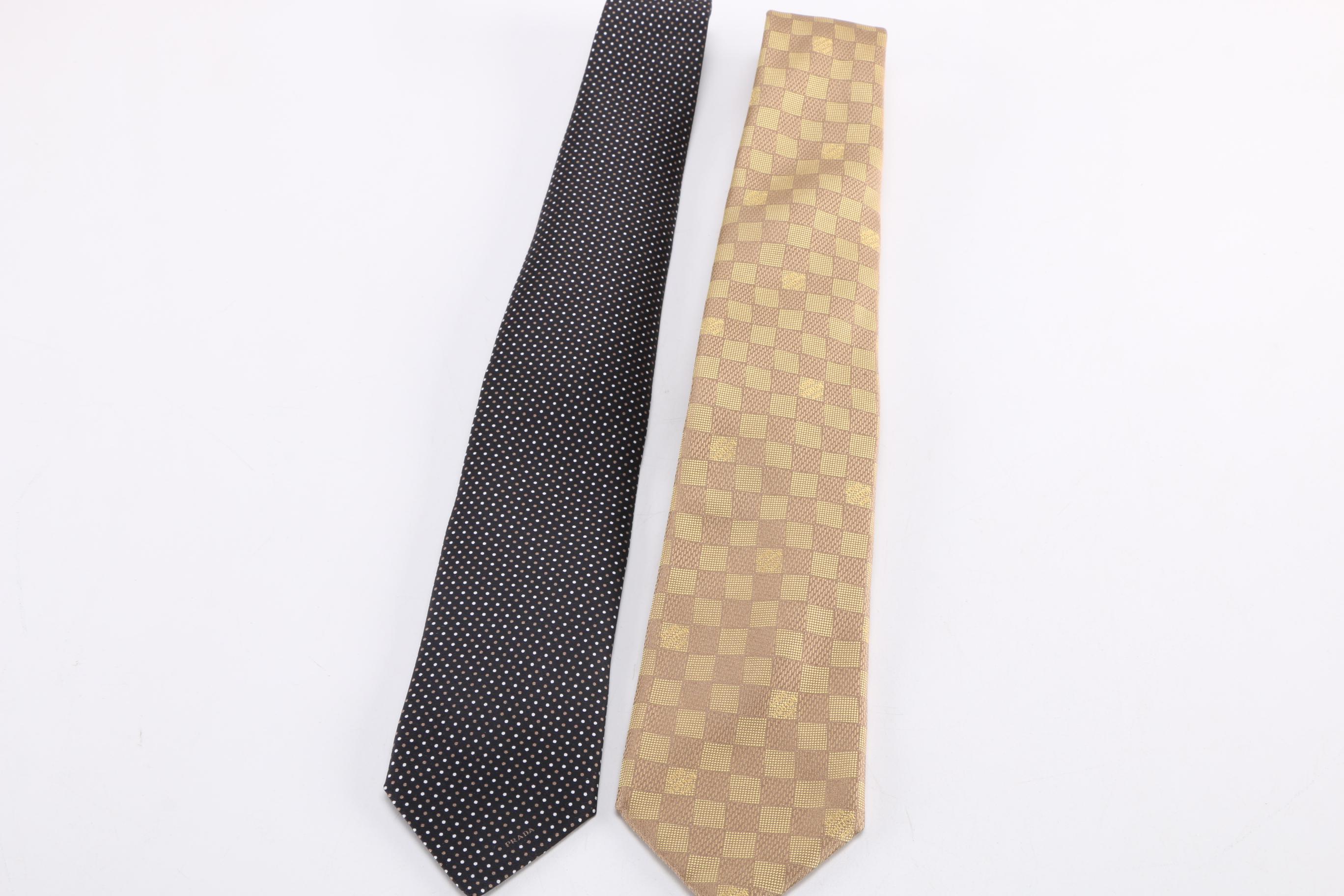 Prada and Louis Vuttion Ties