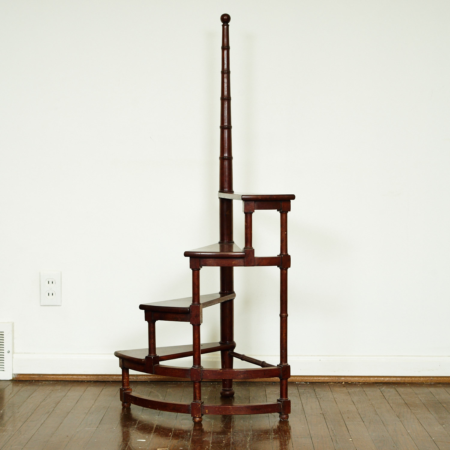 Riffemore Mahogany Library Ladder