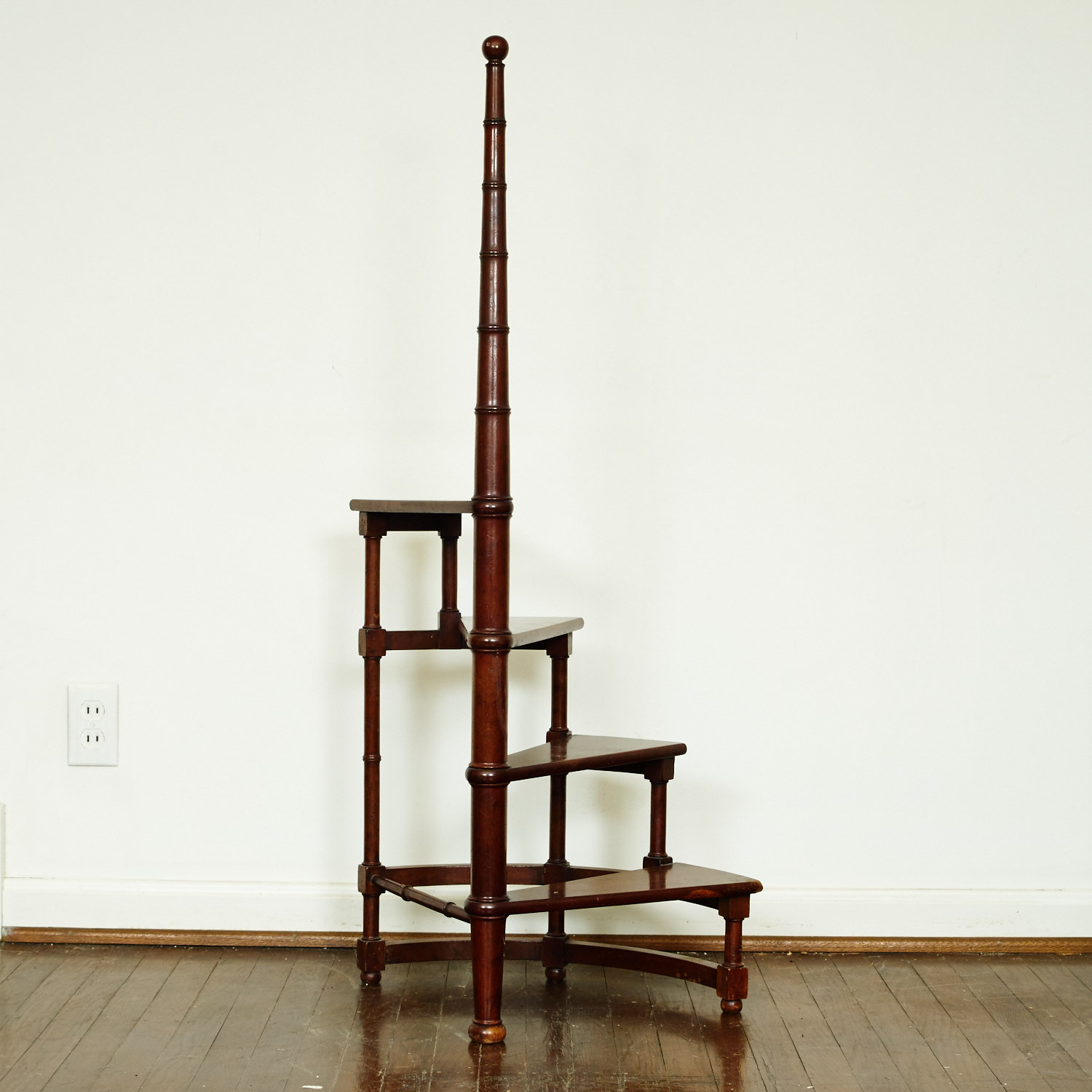 Riffemore Mahogany Library Ladder